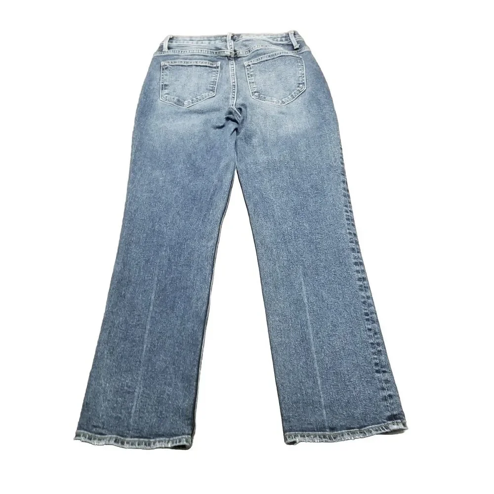 Driftwood Stella Jeans Women's Size 26x29 Stretch Faded Denim Whiskers (27x28.5)